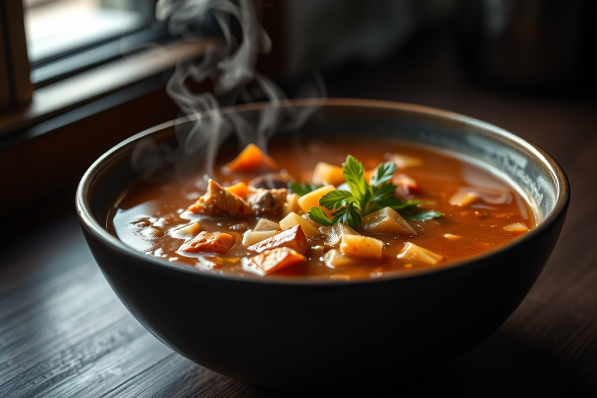 high protein meal prep soup — High Protein Meal Prep Soup