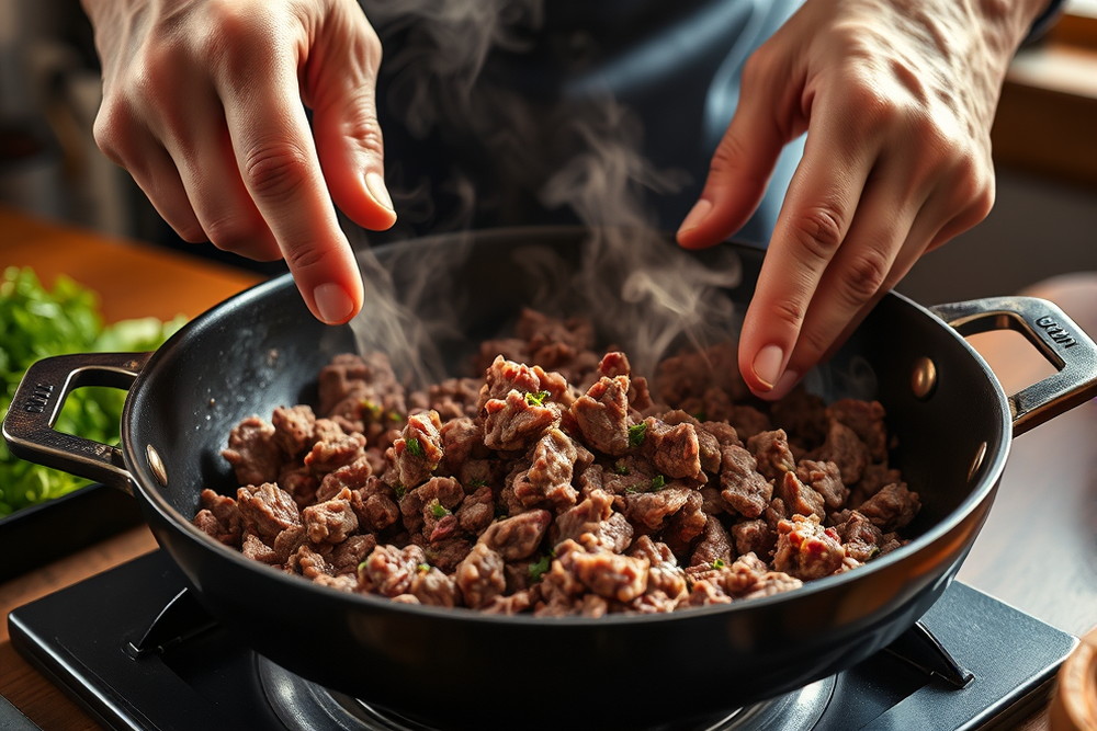 Ground Beef for Dinnerbliss — Ground Beef For Dinnerbliss (step by step)