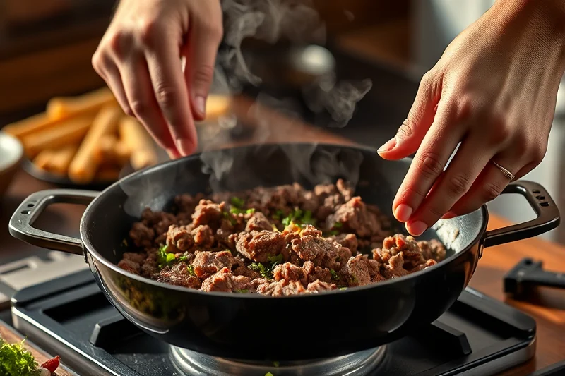 dinner using ground beef — Dinner Using Ground Beef (step by step)
