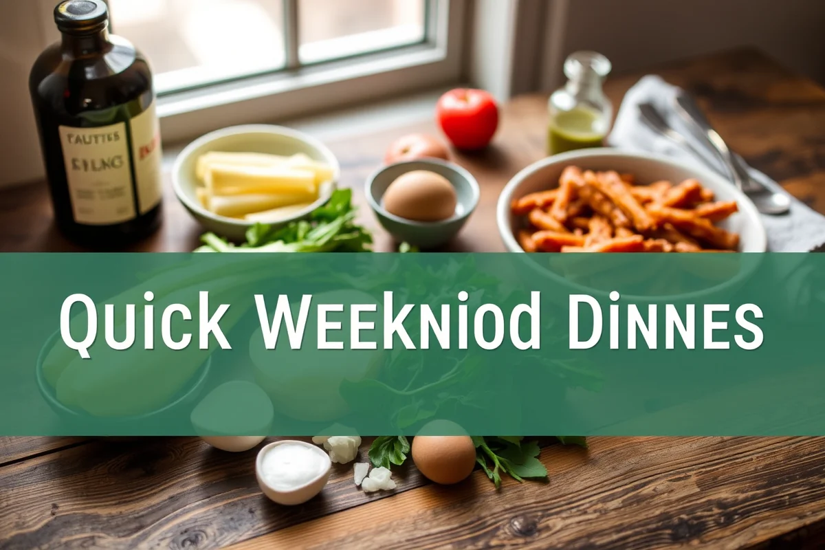 quick weeknight dinners — Quick Weeknight Dinners (the finished result)