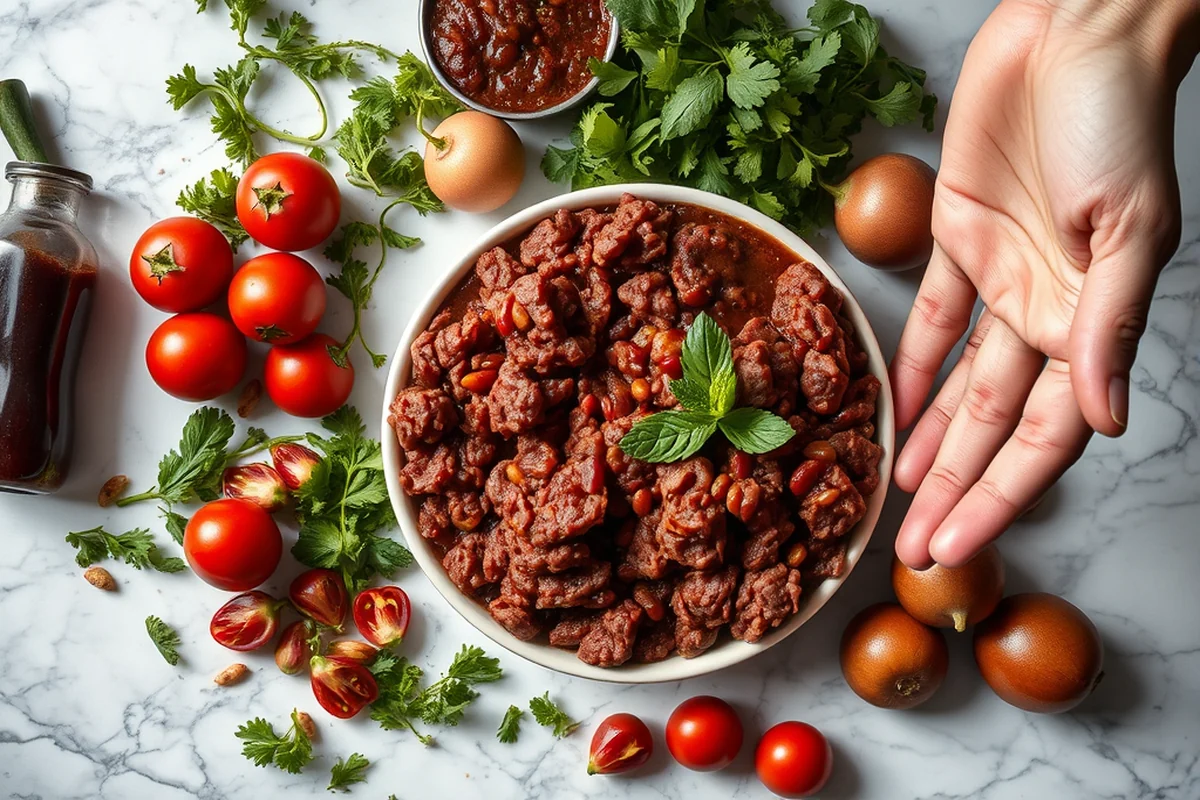 best chili recipe with ground beef — Best Chili Recipe With Ground Beef (the finished result)