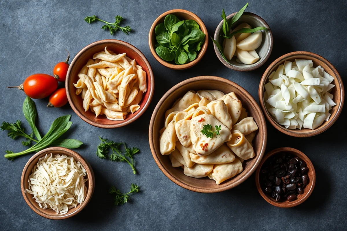 what's in chicken alfredo — What'S In Chicken Alfredo (the finished result)