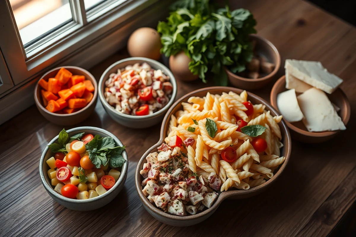 what's in pasta salad — What'S In Pasta Salad (the finished result)